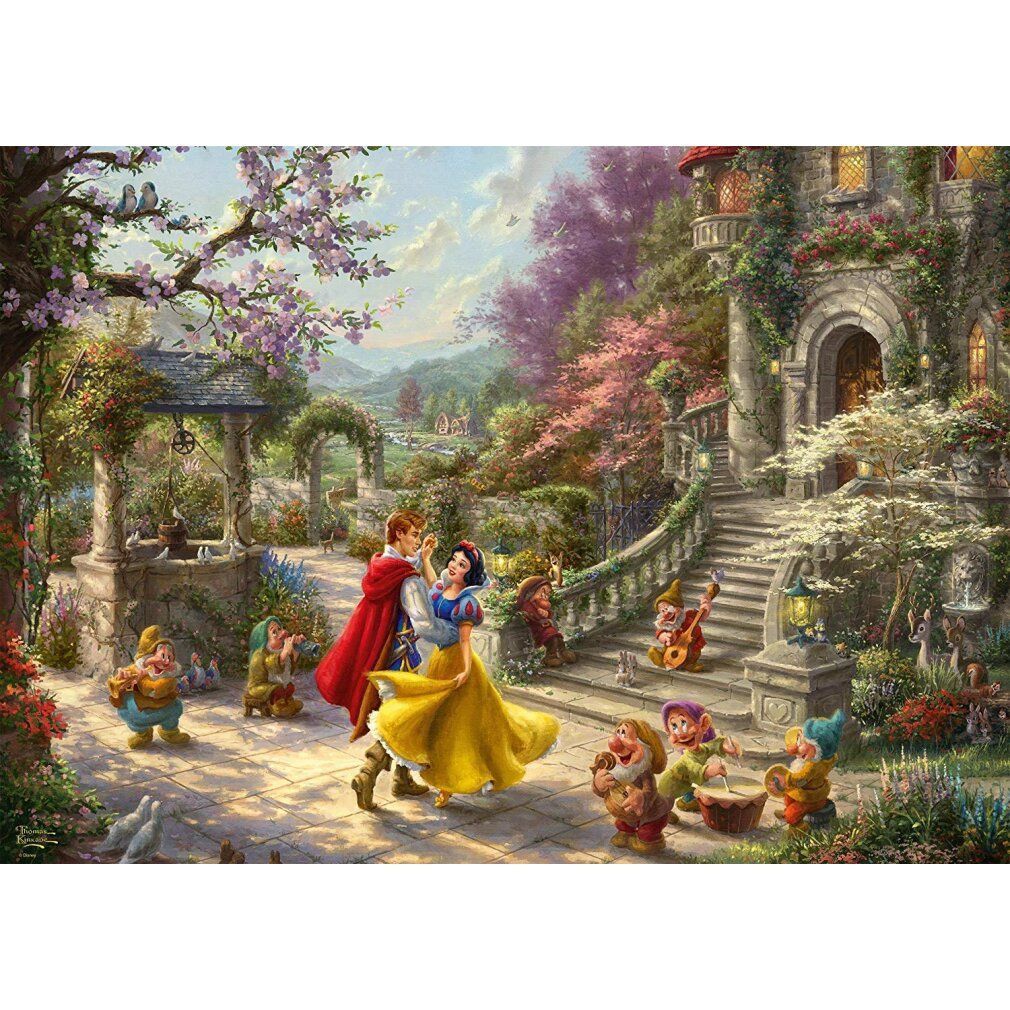 Thomas Kinkade Studios: Pittore della luce - Disney Biancaneve - Danza con il principe (1000 pezzi)