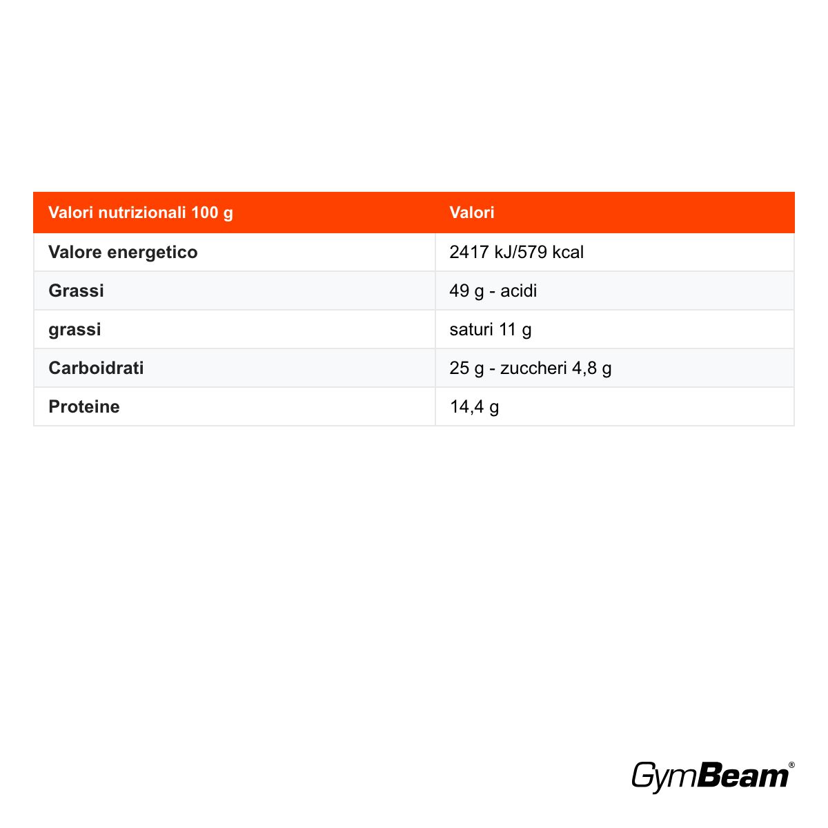 GymBeam Mix di Frutta a Guscio e Fragole croccante