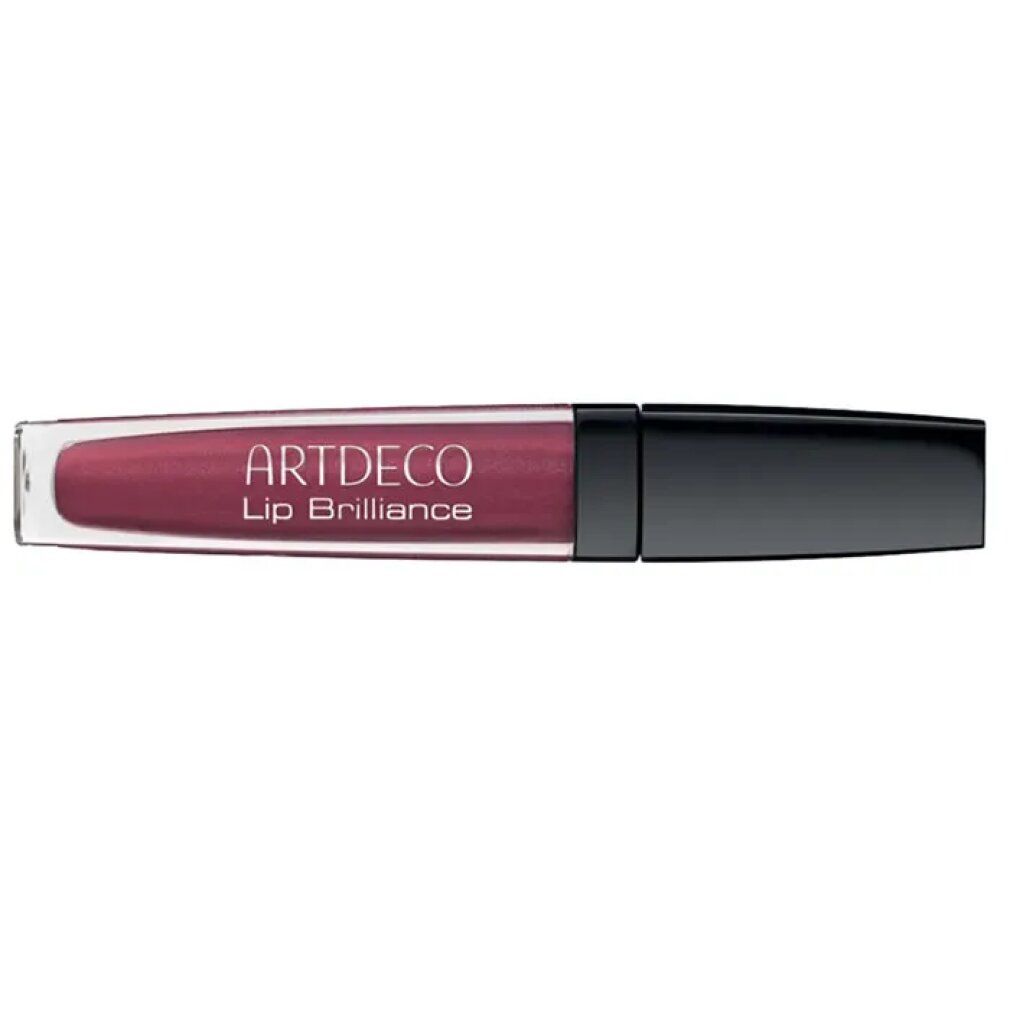 Lucidalabbra con tappo nero. Scritta: ARTDECO Lip Brilliance. Tonalità rosa.