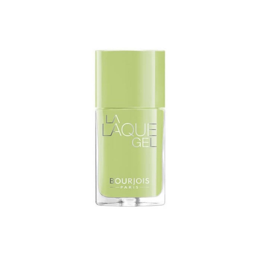 Smalti Bourjois La Laque Gel verde chiaro.