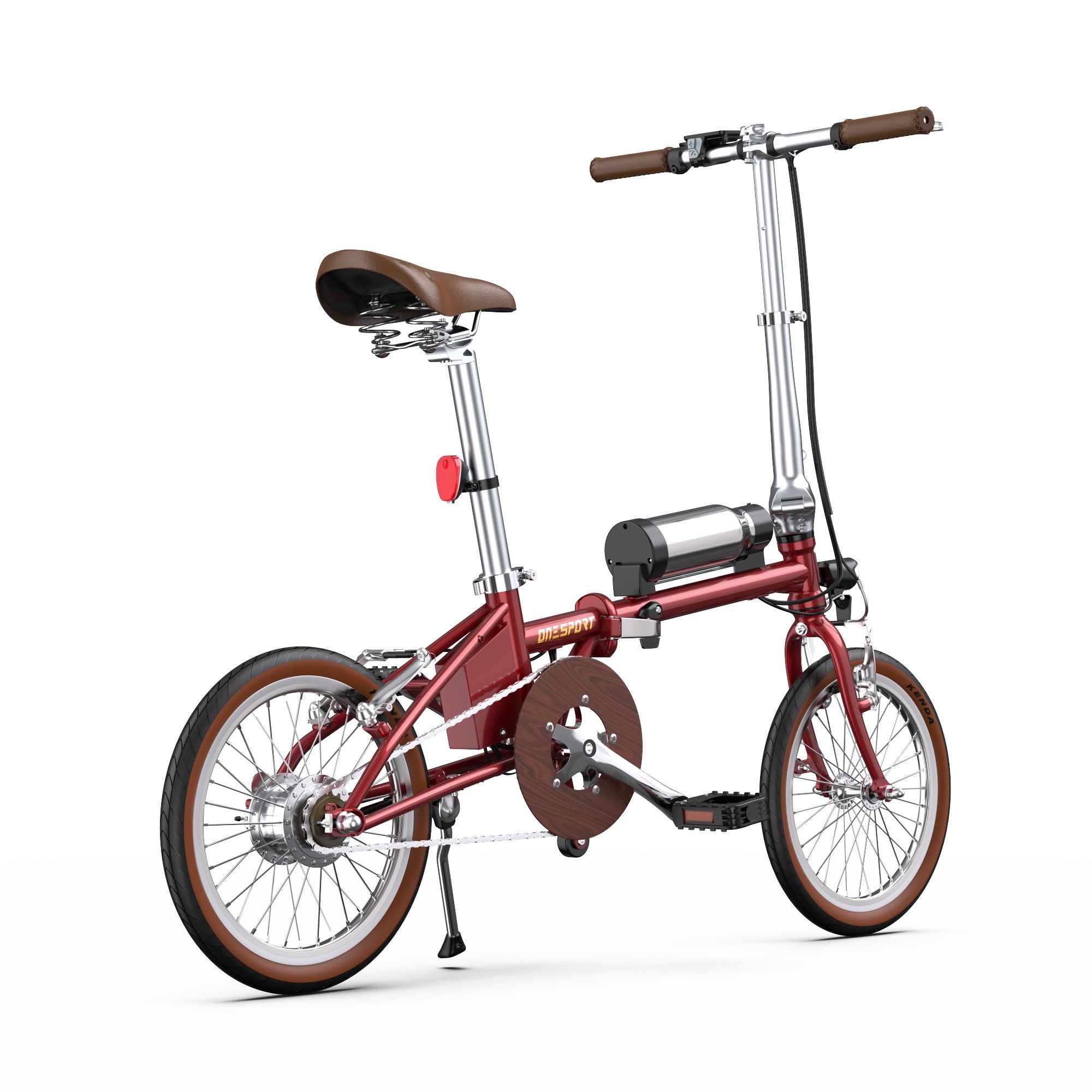 ONESPORT OT02 Bicicletta elettrica pieghevole da 16" con motore da 250W e batteria da 36V 5.2Ah