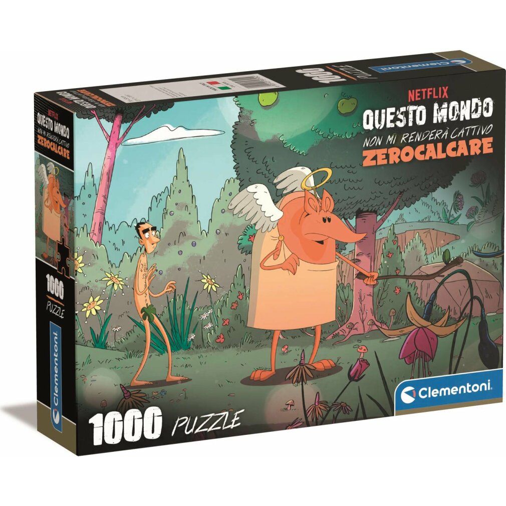 clementoni Puzzle Netflix: Questo mondo non può prendermi (Zerocalcare ii) 1000 pezzi