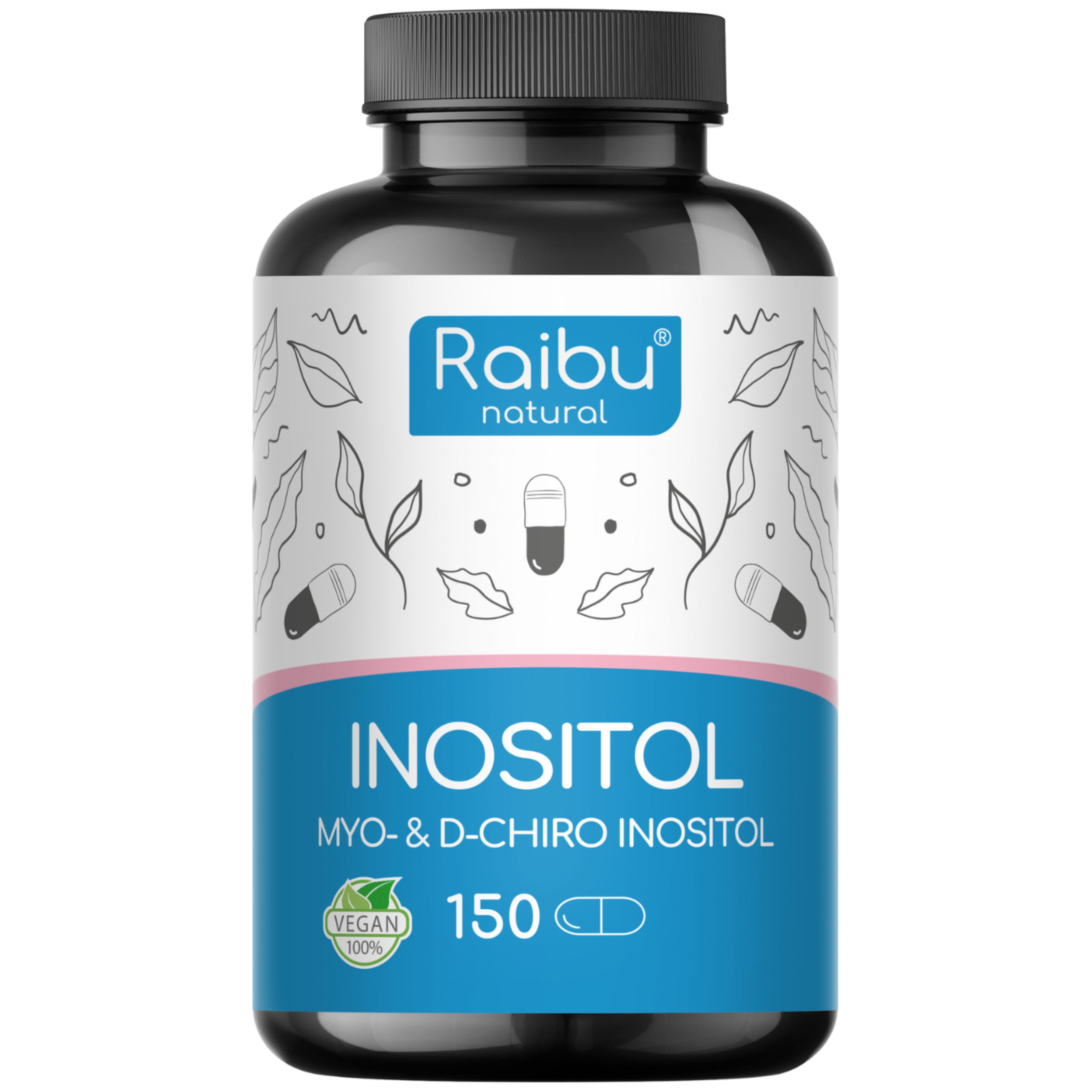 Myo Inositolo & D-Chiro Inositolo Capsule alto dosaggio - RAIBU