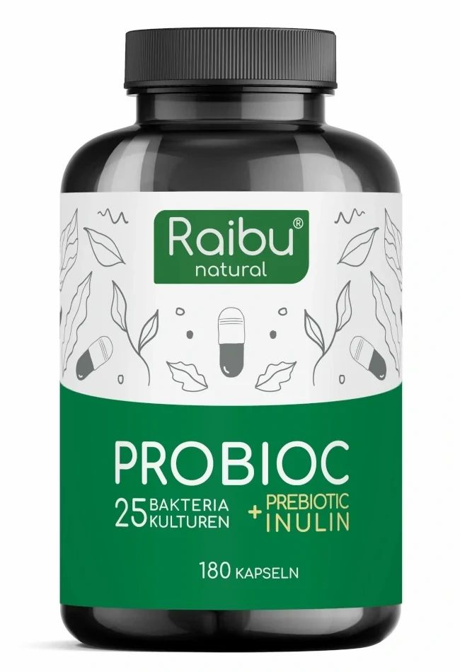 Probiotici Fermenti Lattici 25 Ceppi + Inulina - RAIBU
