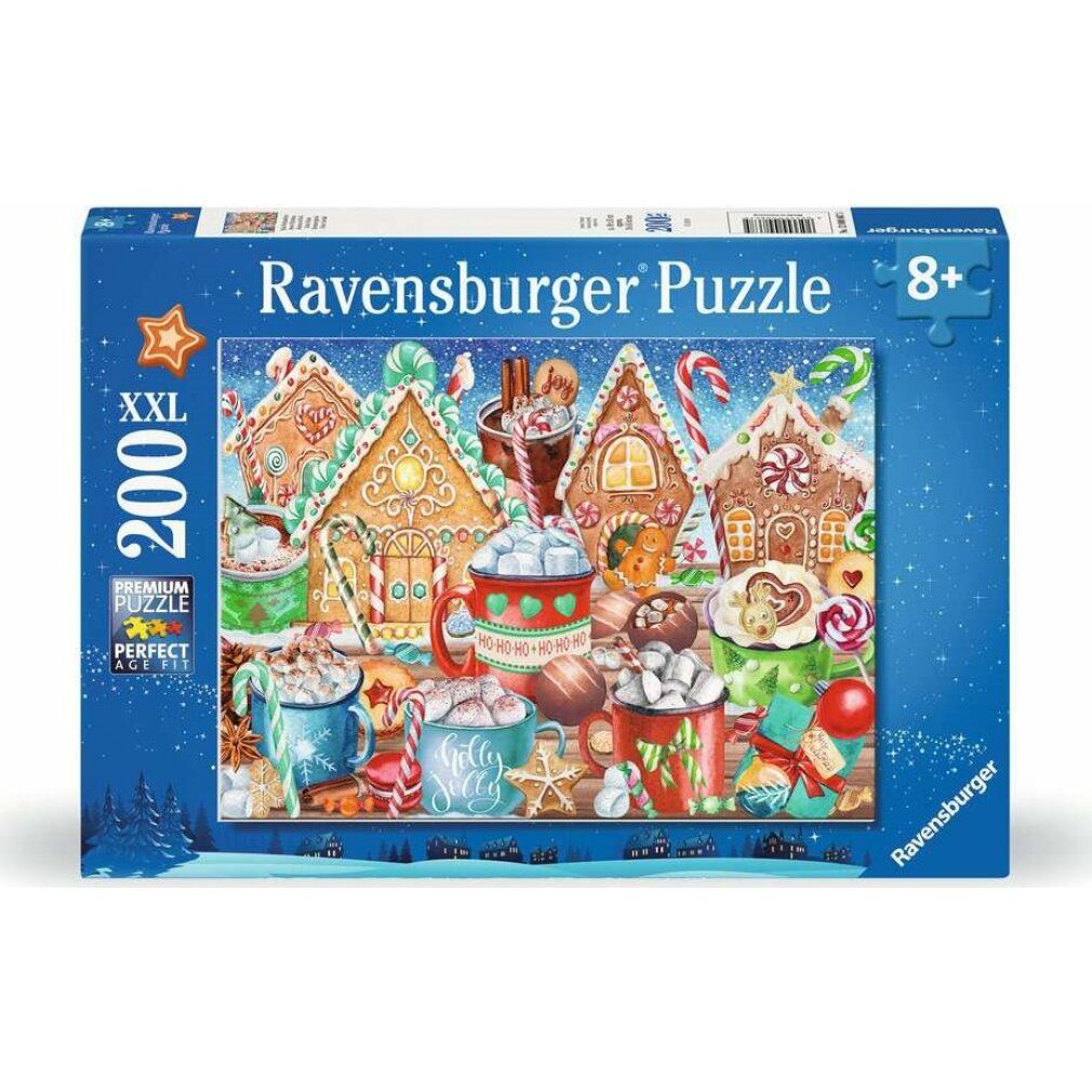 Puzzle Ravensburger, 200 pezzi, XXL, con motivo natalizio. Confezione con motivo.