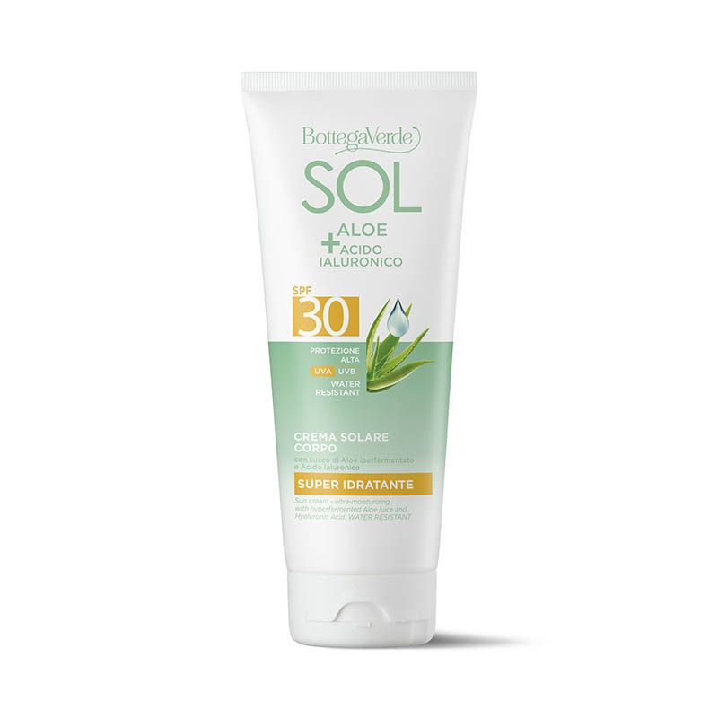 Bottega Verde SOL Aloe Acido Ialuronico - Crema solare  - protezione alta SPF30