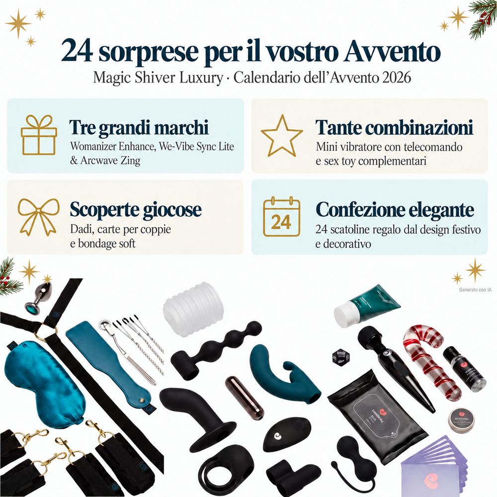 Varietà di prodotti per il benessere, inclusi vibratori, massaggiatori e accessori.