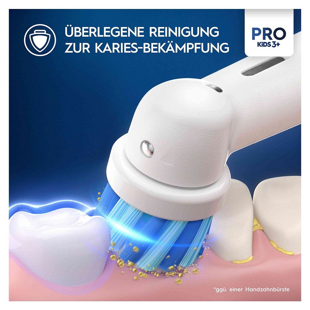 Testina elettrica per spazzolino pulisce denti e gengive. "Pro Kids 3+"