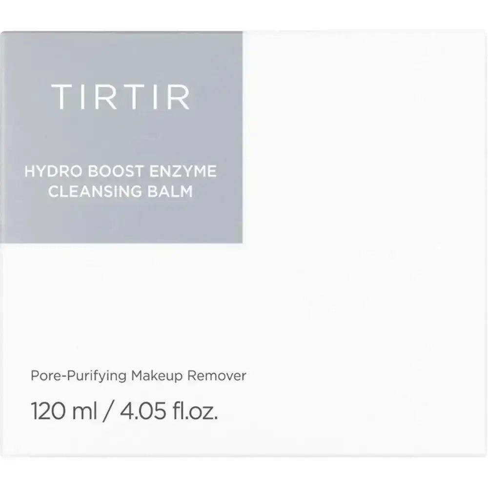 Confezione TIRTIR Hydro Boost Enzyme Cleansing Balm con informazioni sul prodotto e volume.