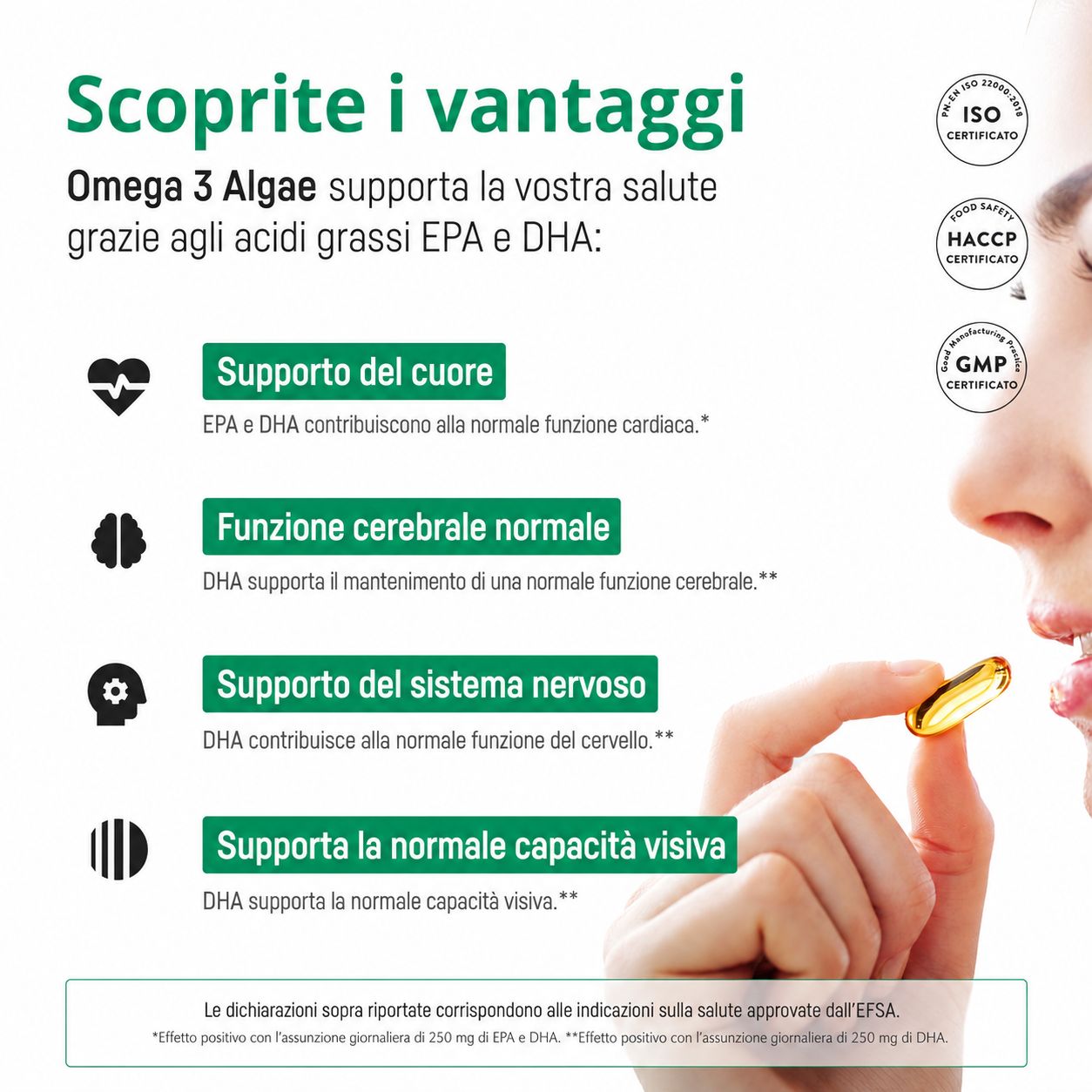 Bio Medical Pharma Capsule Omega 3 Vegan Olio di Alghe