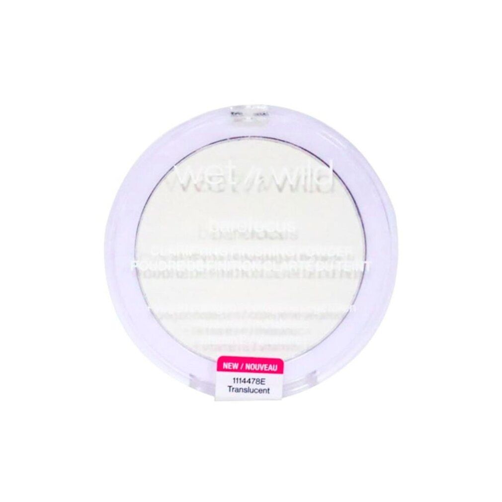 Setting Powder Bare Focus Polvere Finitura Chiarificante, traslucida. Contiene collagene vegano, tea tree oil e vitamina E.