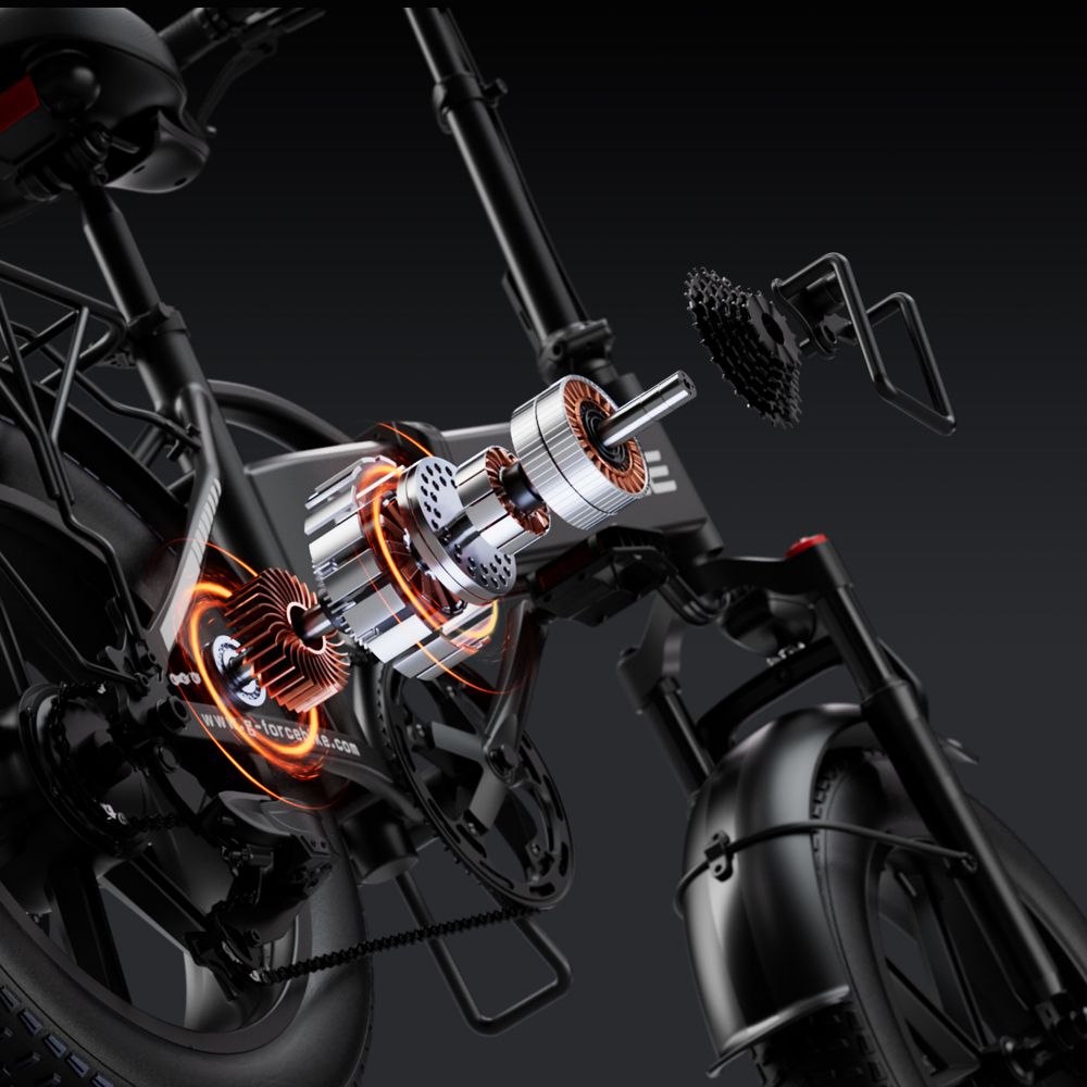 G-FORCE RC ST Bicicletta elettrica pieghevole con Batteria da 48V 20Ah