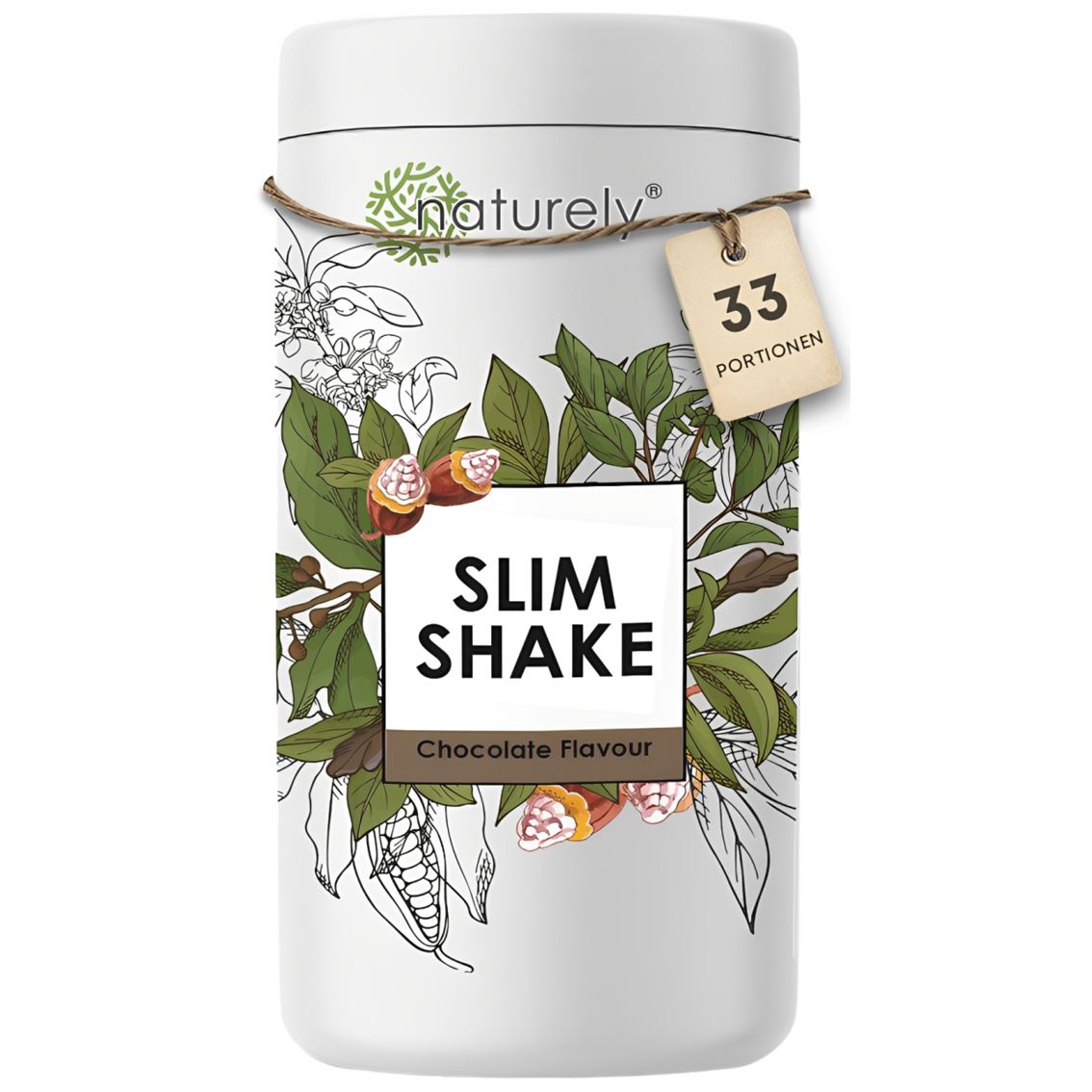 Naturally Slim Shake gusto cioccolato, 33 porzioni.
