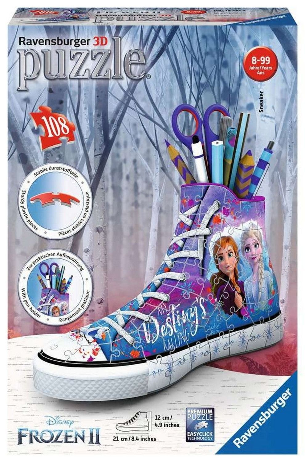 Disney Frozen 2 / La regina di ghiaccio 2 - Puzzle 3D 108 pezzi
