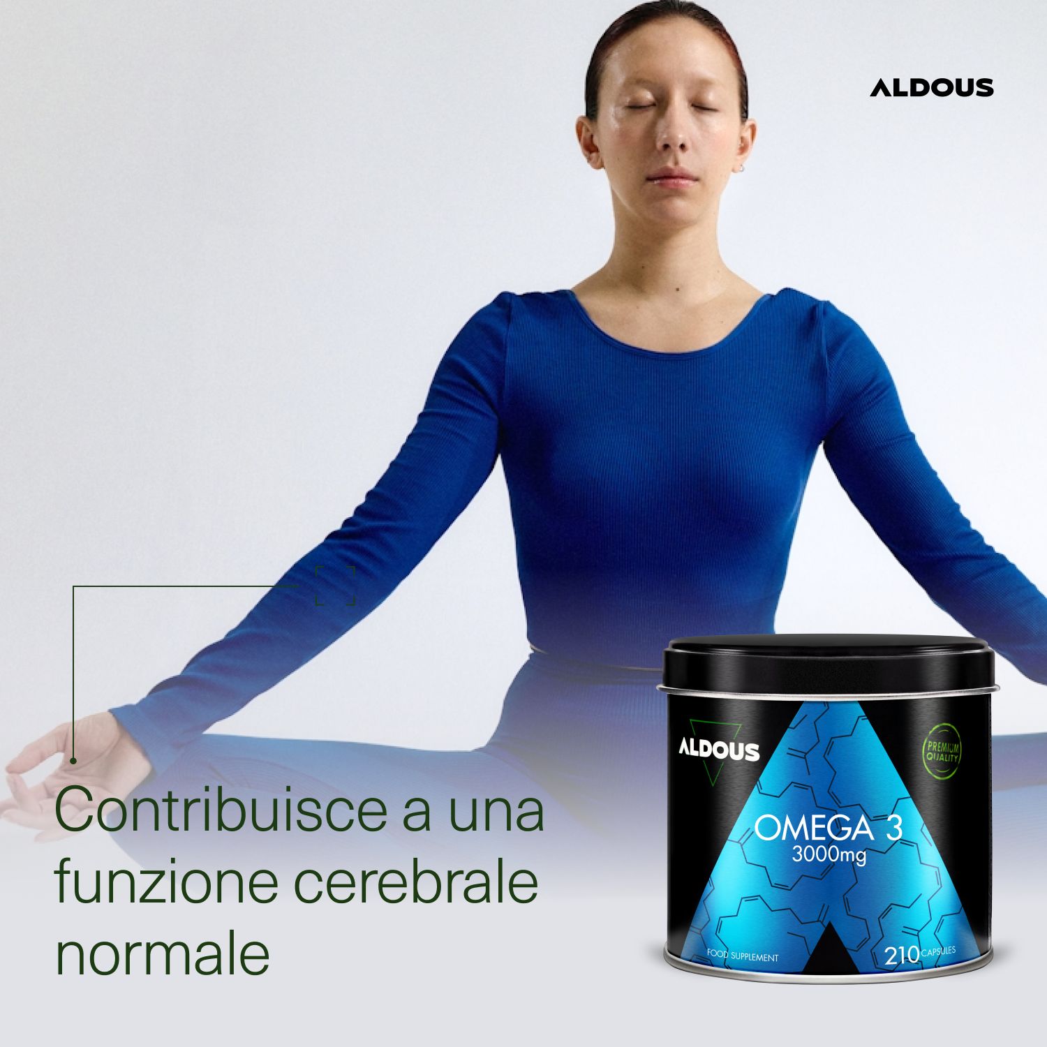 Aldous - Omega 3 - Occhi, Cuore, Cervello