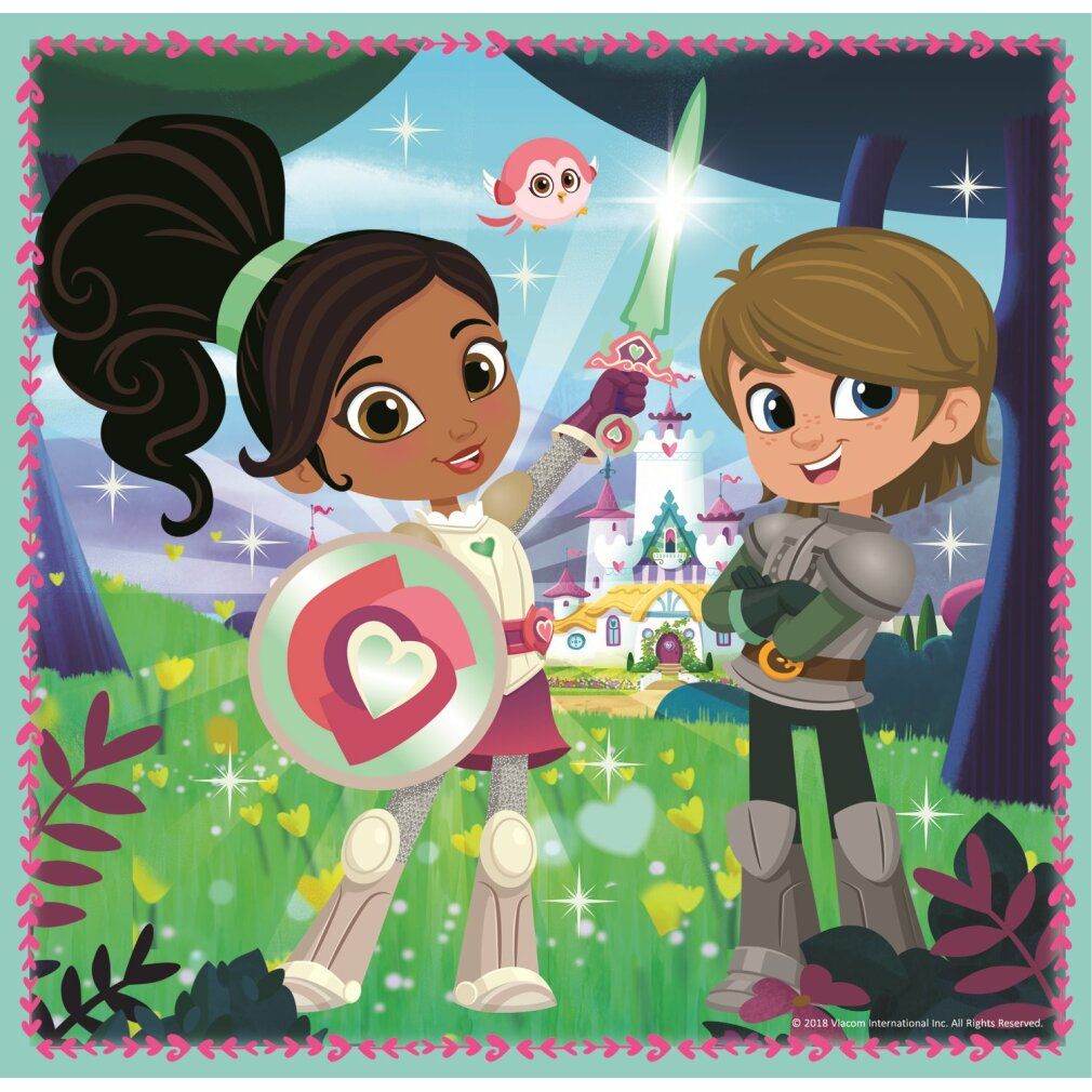 Puzzle trefl Nella, principessa dei cavalieri e il suo mondo 3in1 (20,36,50 pezzi)