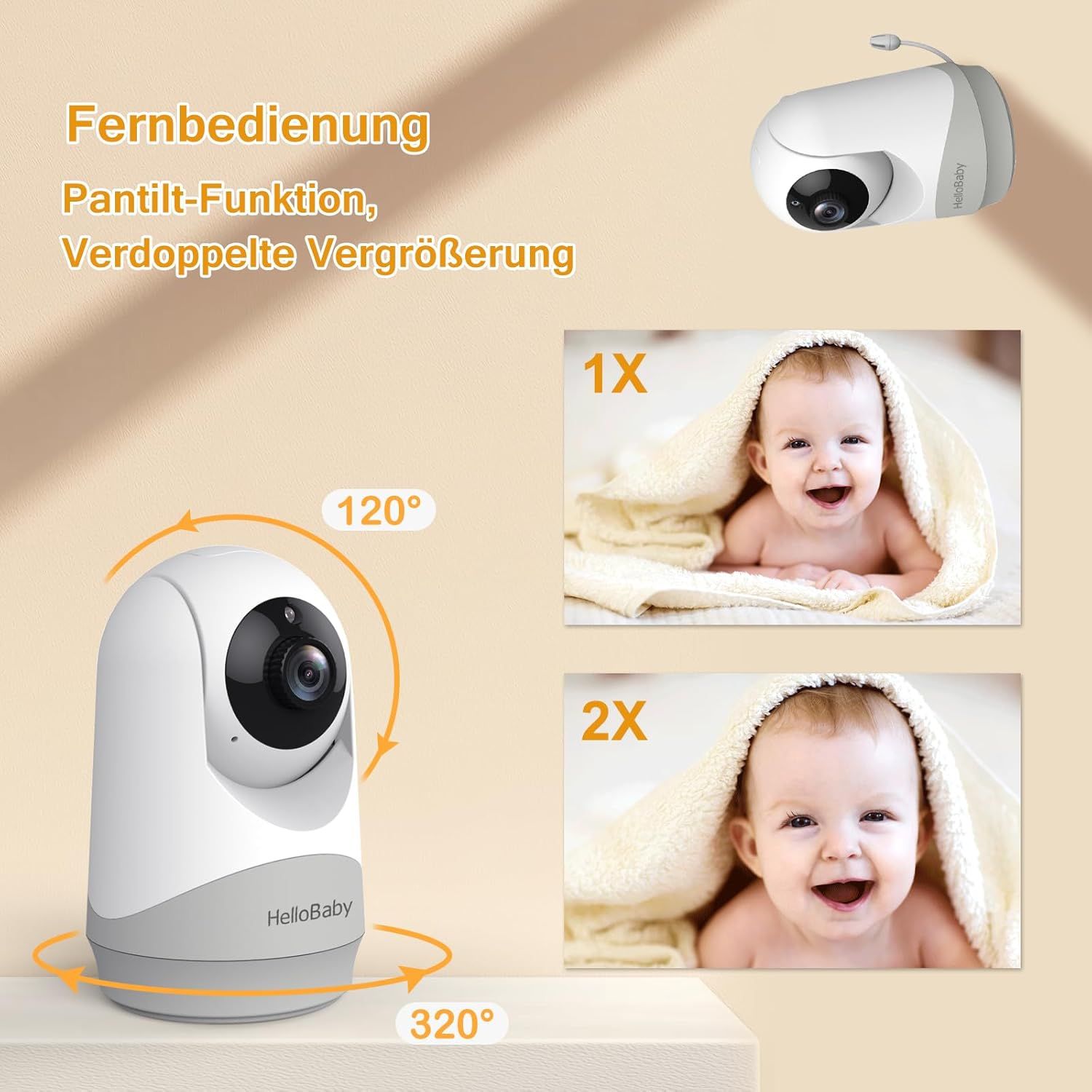 Baby monitor con telecamera HelloBaby