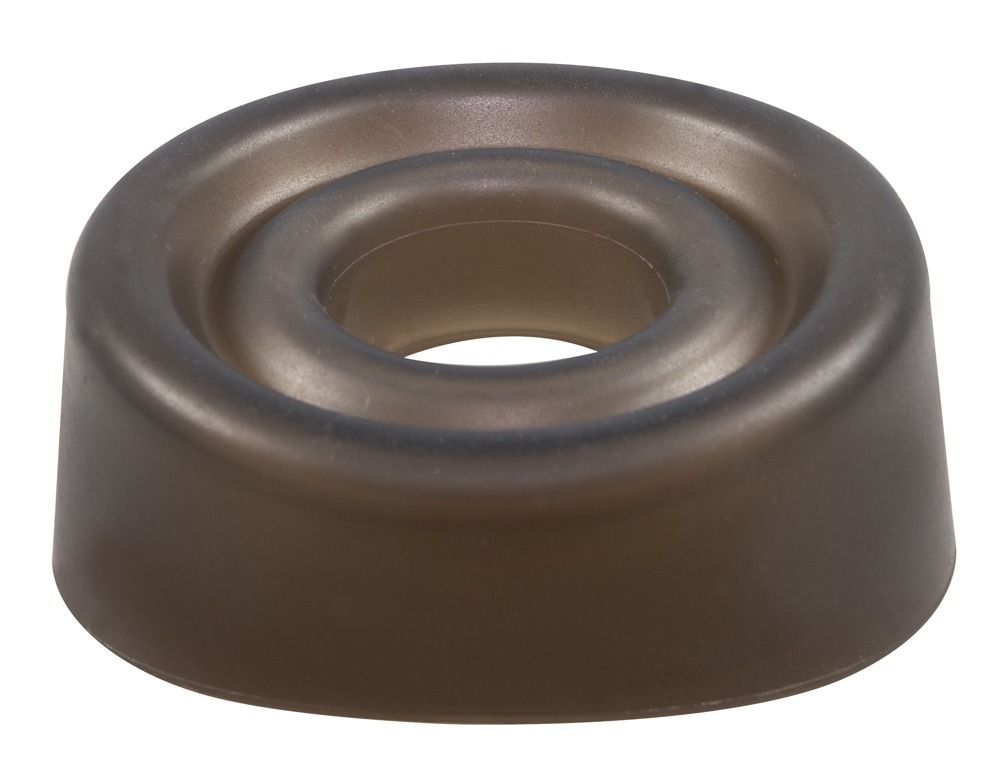 Manicotto di ricambio grigio scuro. Anello con apertura centrale. Base conica. Materiale siliconico.