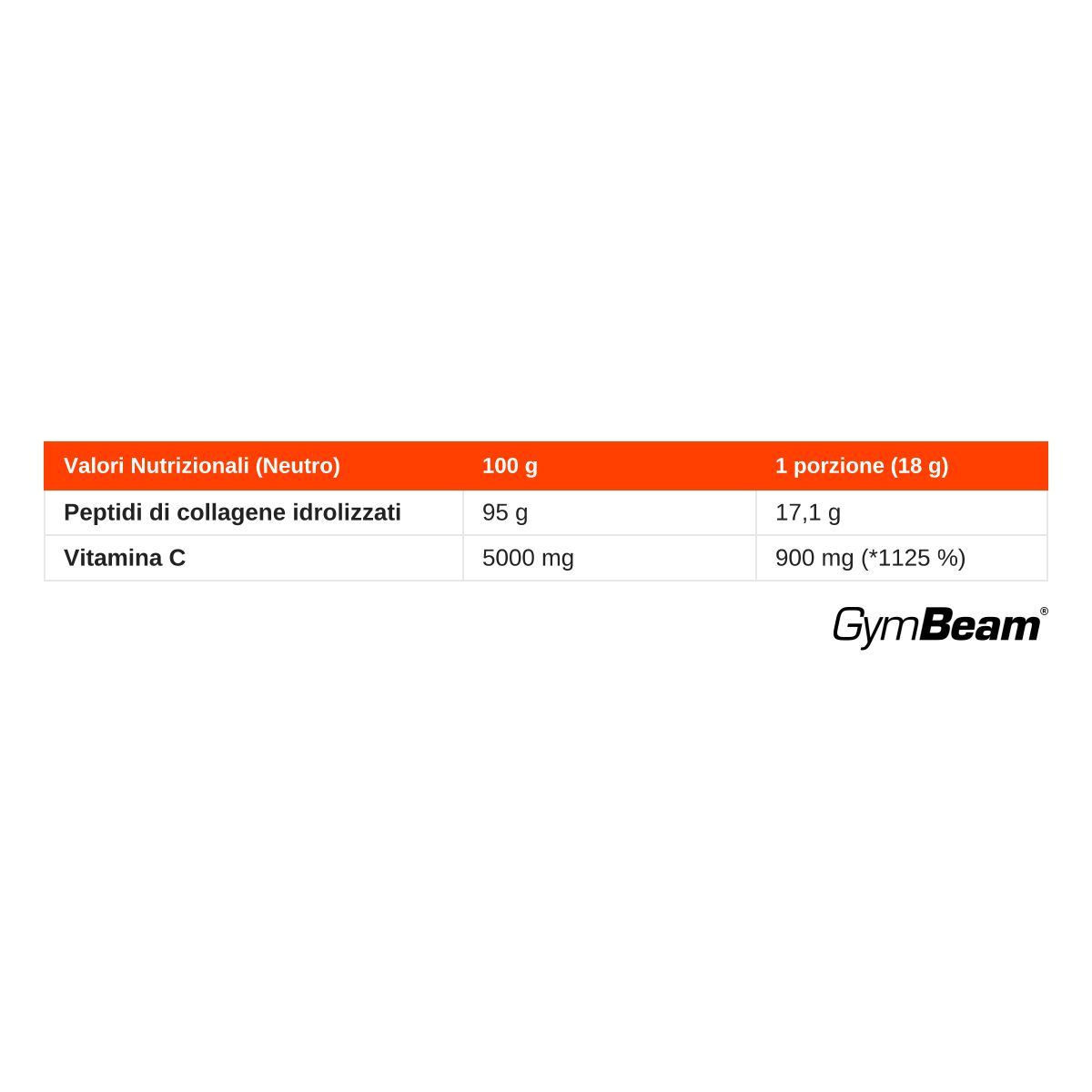 GymBeam RunCollg® collagene idrolizzato con vitamina C polvere