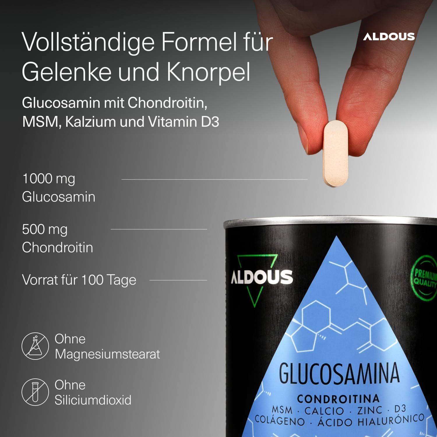 Aldous Compresse di Glucosamina e Condroitina