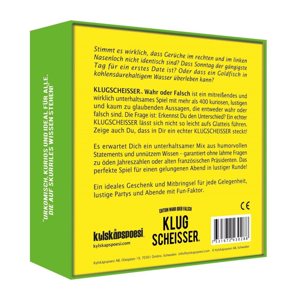 Klugscheisser - Edizione vero o falso