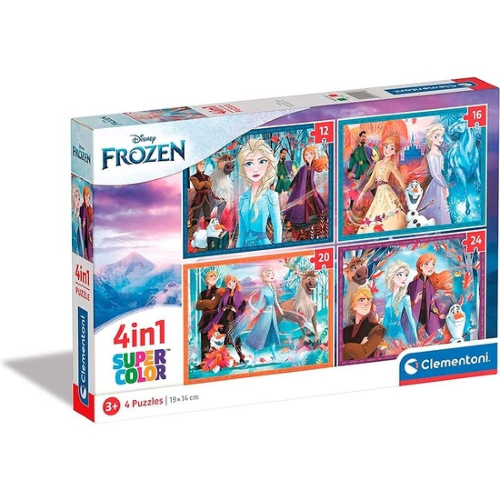 Clementoni Puzzle Disney Frozen, 4in1
