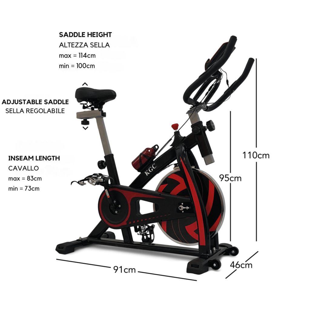 FFitness Spin Bike - Bici da Indoor Cycling Fast FF
