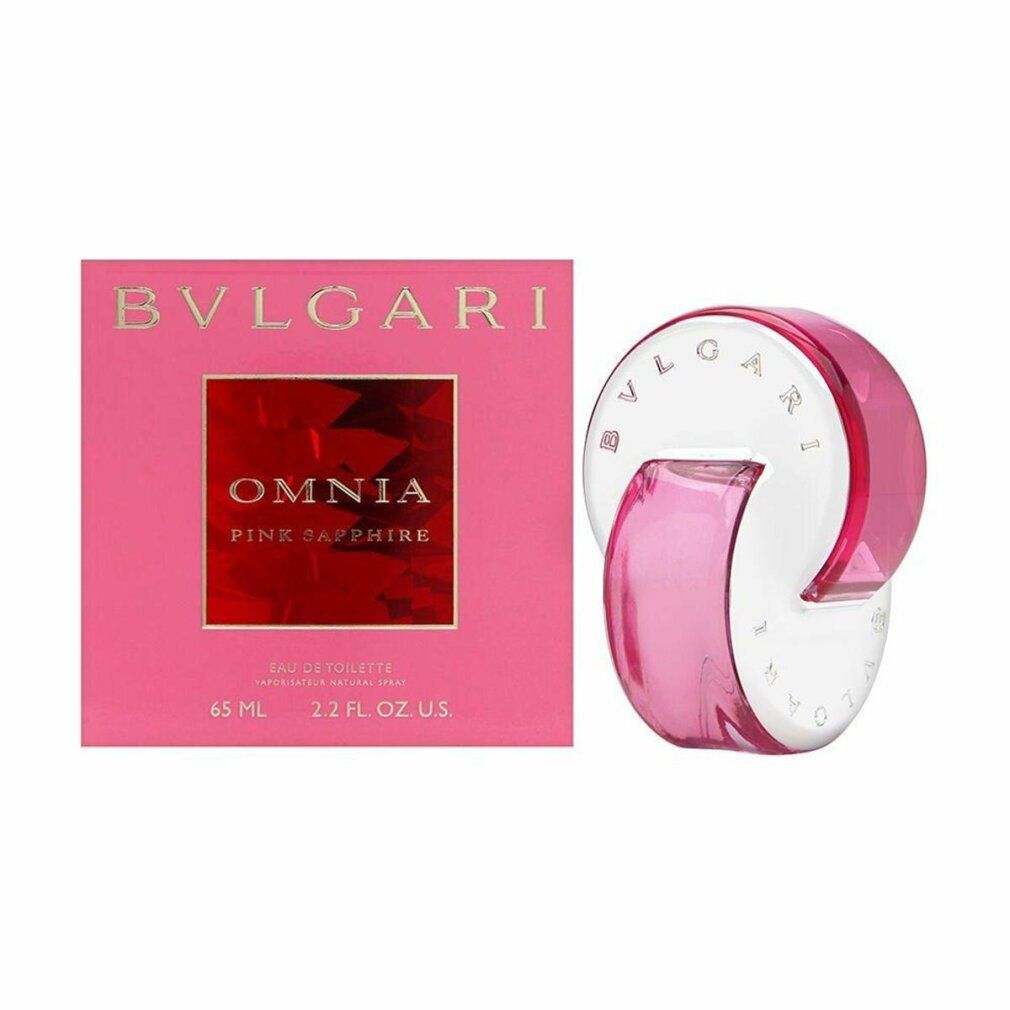 Flacone e scatola Bvlgari Omnia Pink Sapphire Eau de Toilette 65 ml.