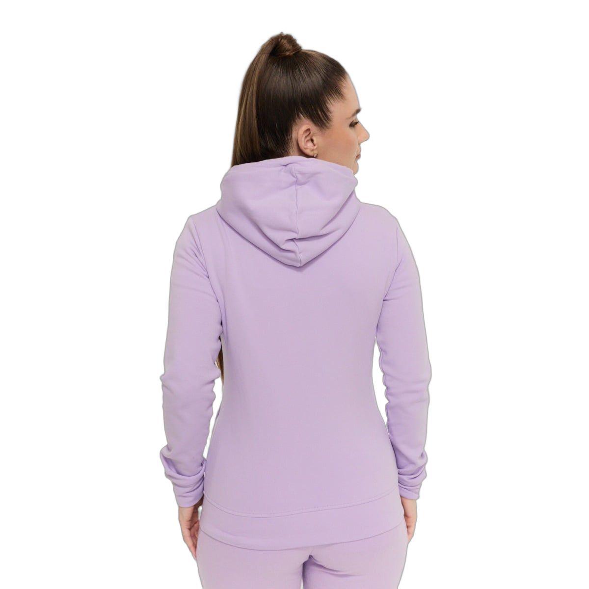 GymBeam Felpa donna regular con cappuccio e zip Limitless Lavender