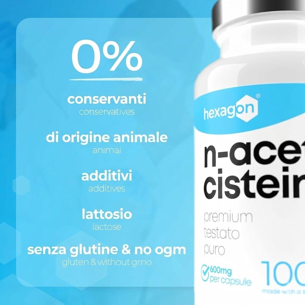 Hexagon NAC N-Acetyl-Cisteina Capsula