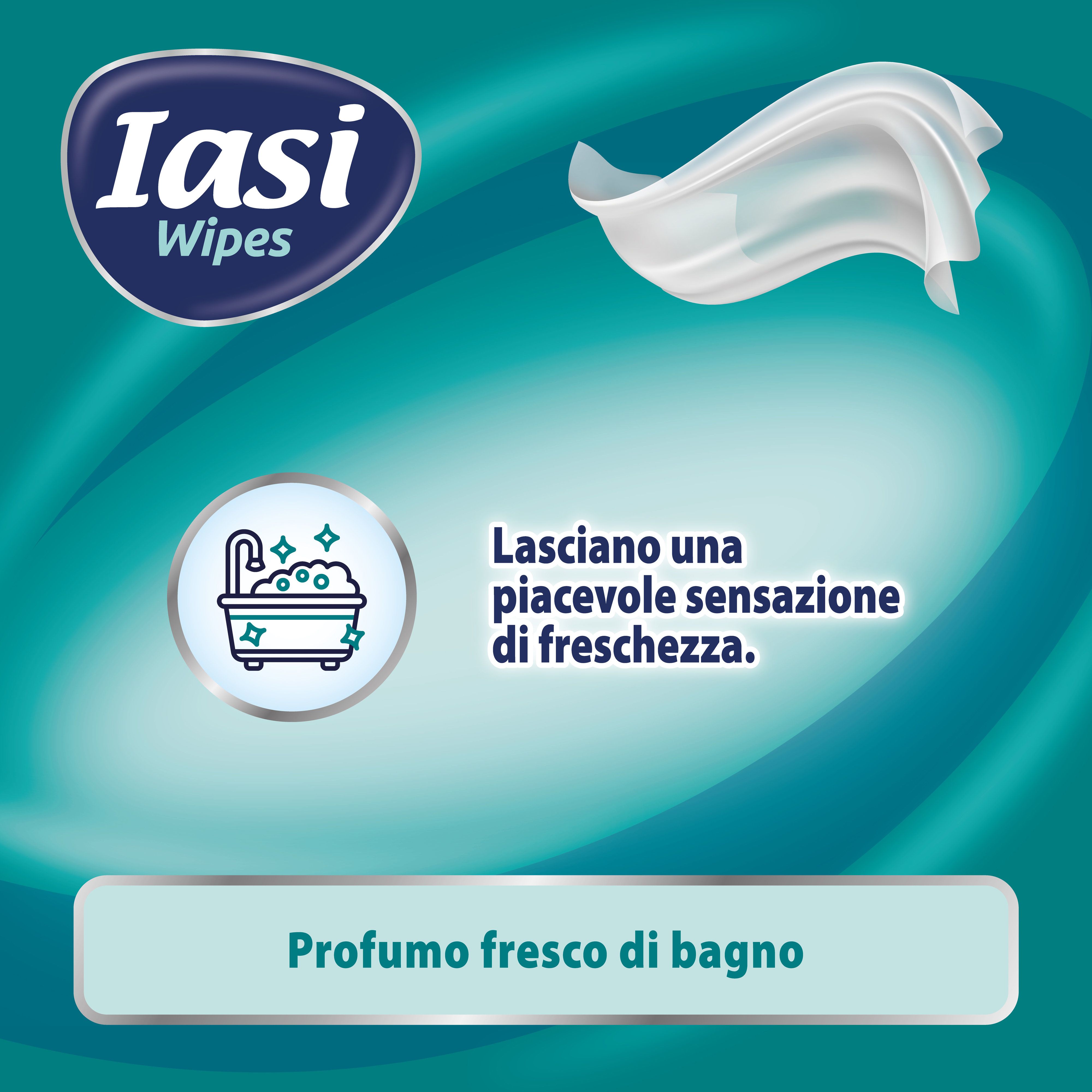 IASI Salviette XL per Adulti, Ripristinano il PH naturale della pelle, Senza Risciacquo, 864 unità