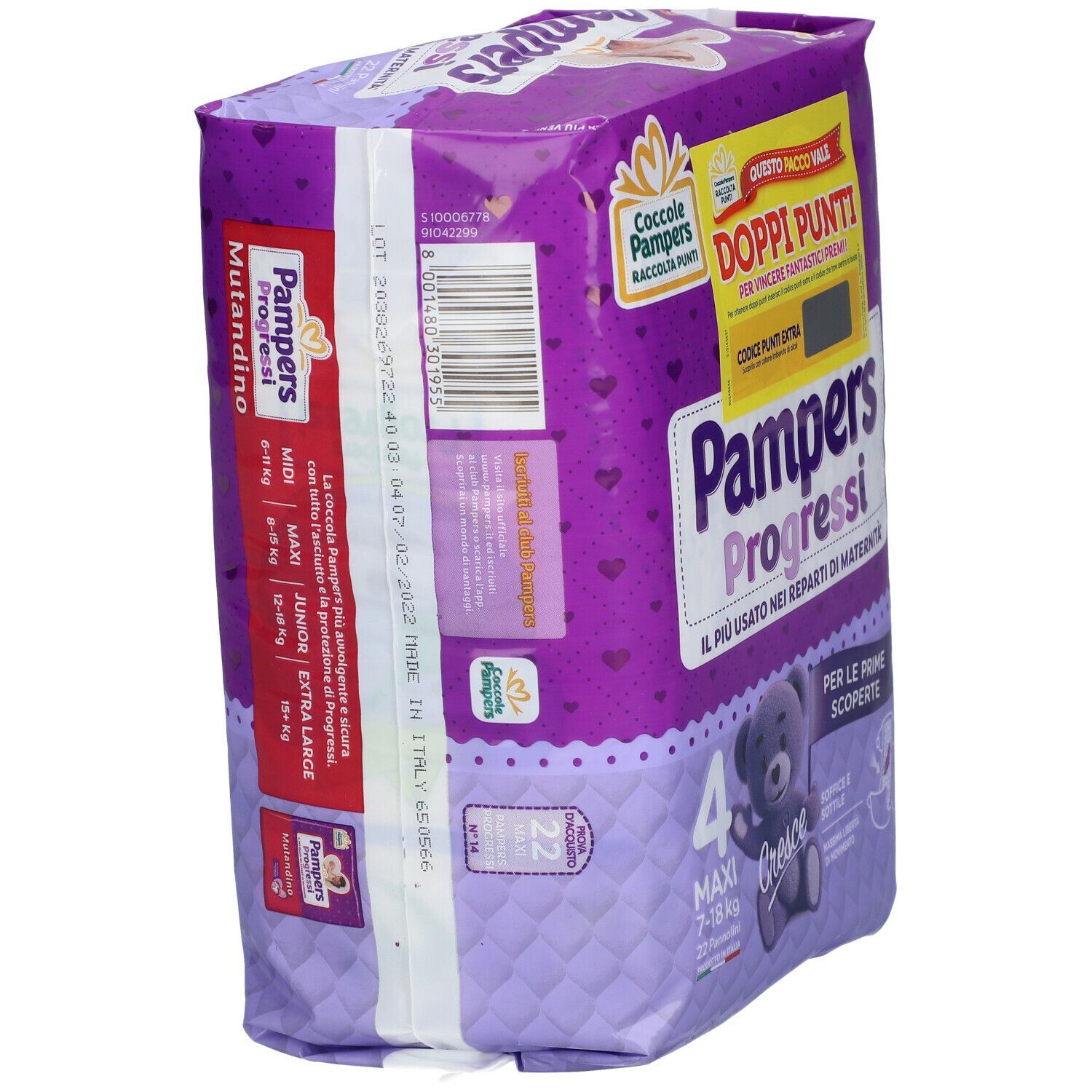 Pampers Progressi 4 Maxi 7-18 kg