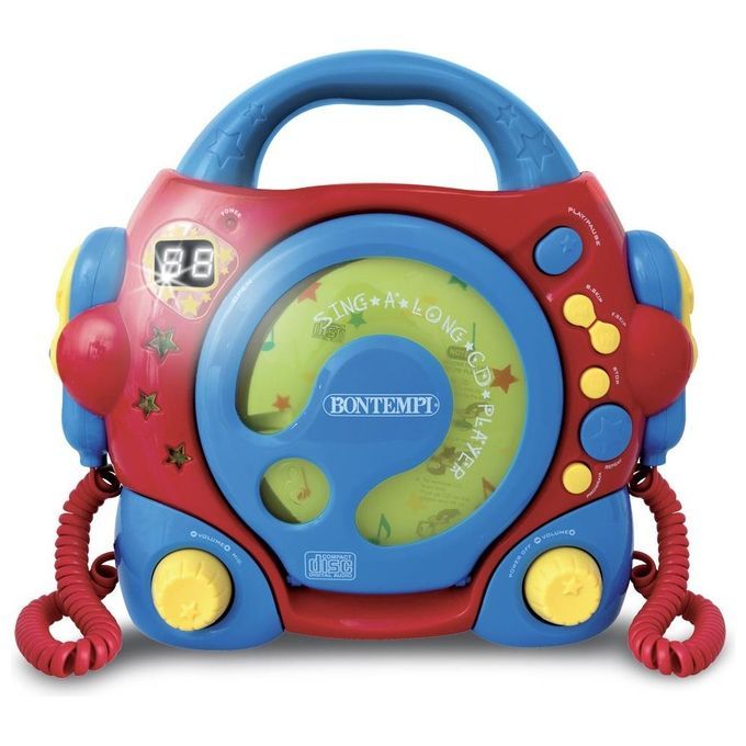 Bontempi 43 9970 lettore CD Lettore CD portatile Blu, Rosso, Giallo