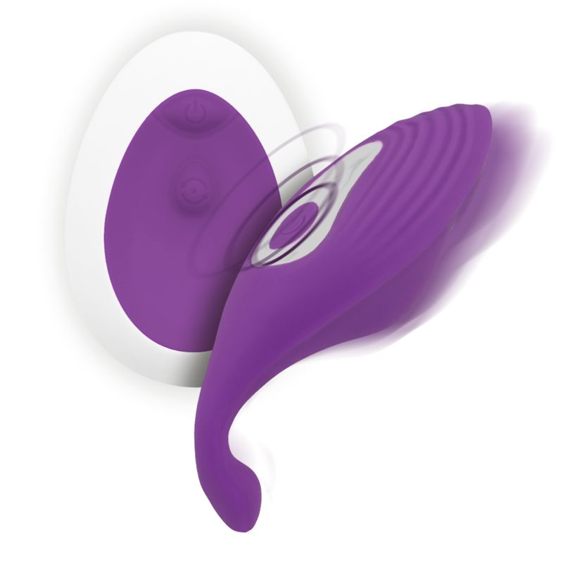 Satisfyer Supernova Air Pulse Stimulator viola, primo piano del lato anteriore.