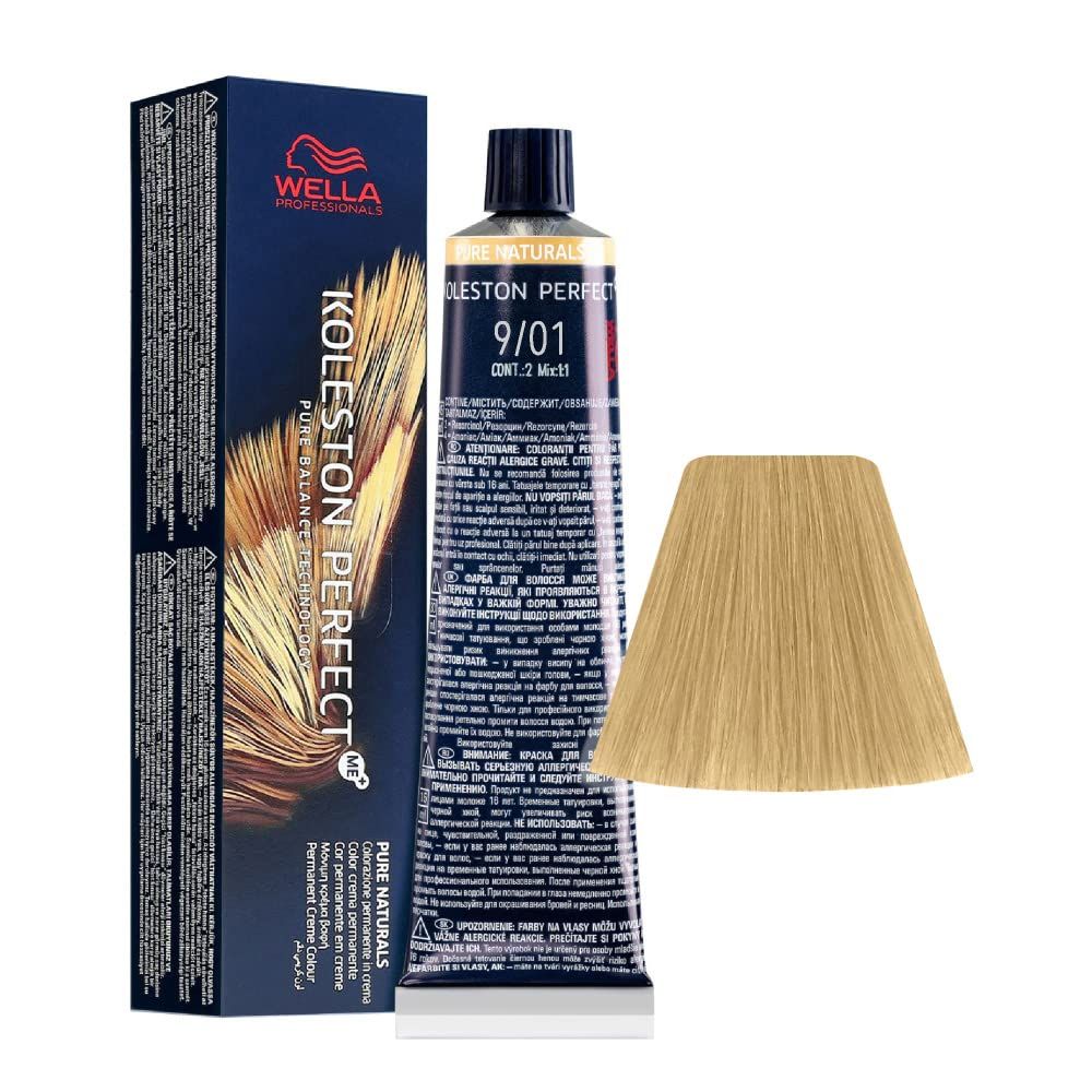 Wella Koleston Perfect Me+ 9/01 - Colore per Capelli 60ml