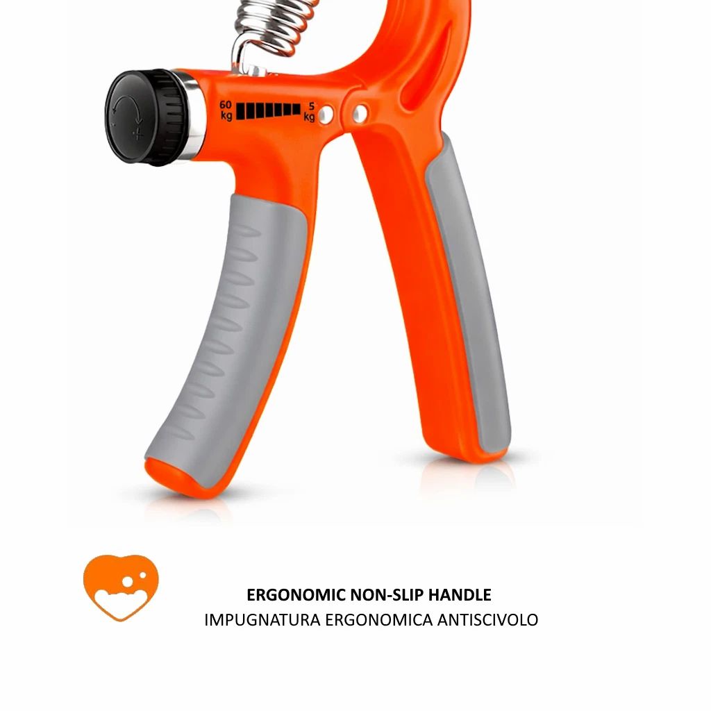 Allenatore manuale Hand Grip Regolabile 5 – 60 Kg  2 pz