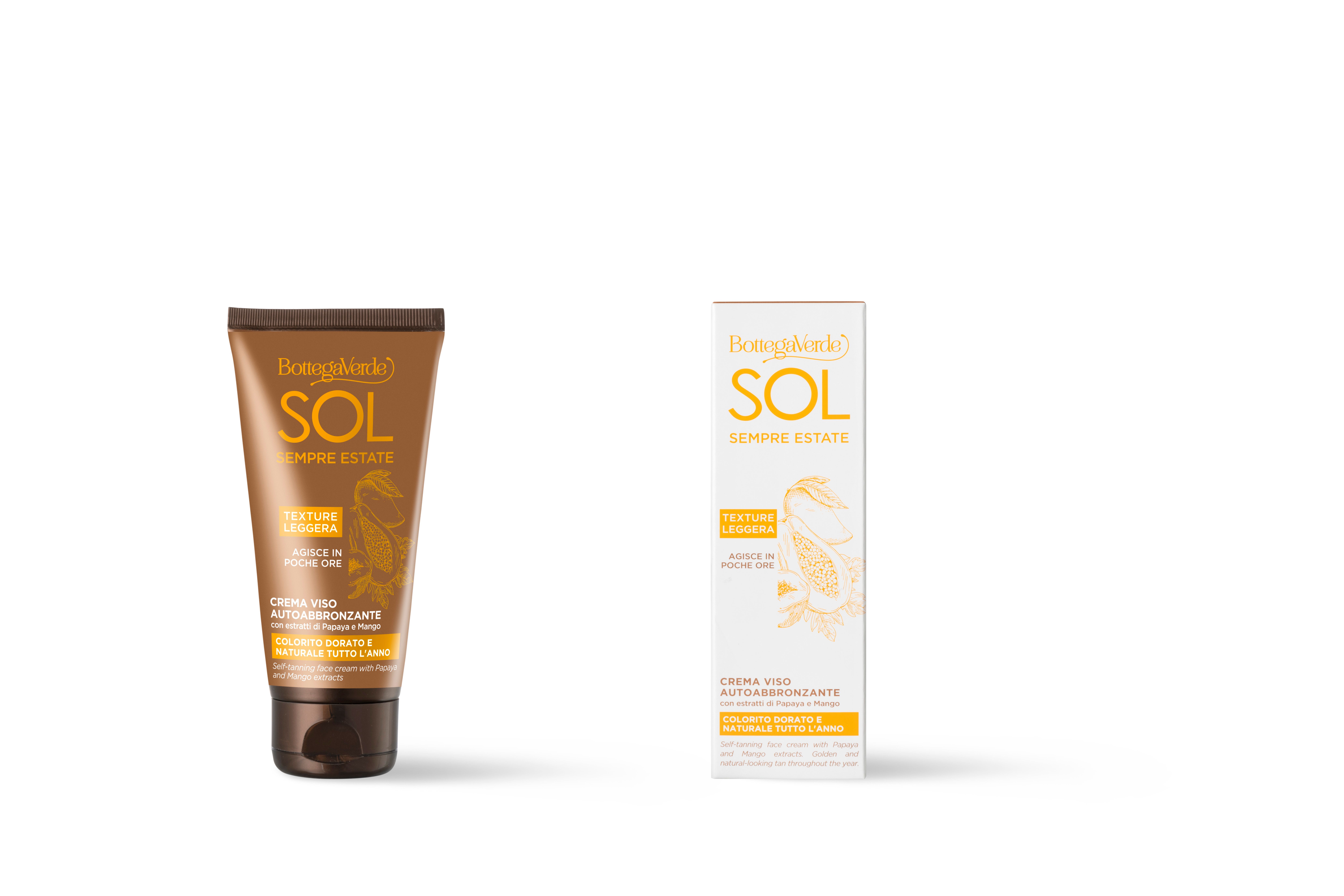 Bottega Verde SOL Sempre Estate - Crema viso autoabbronzante