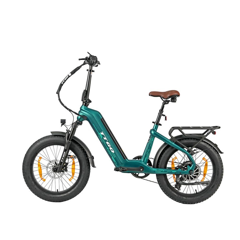 TTGO F8 Bicicletta elettrica in fibra di carbonio con batteria integrata da 48 V 18 Ah