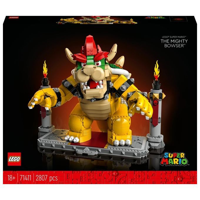 LEGO Super Mario 71411 Il Potente Bowser, Kit di Costruzioni per Adulti, Idee Regalo, Personaggio S