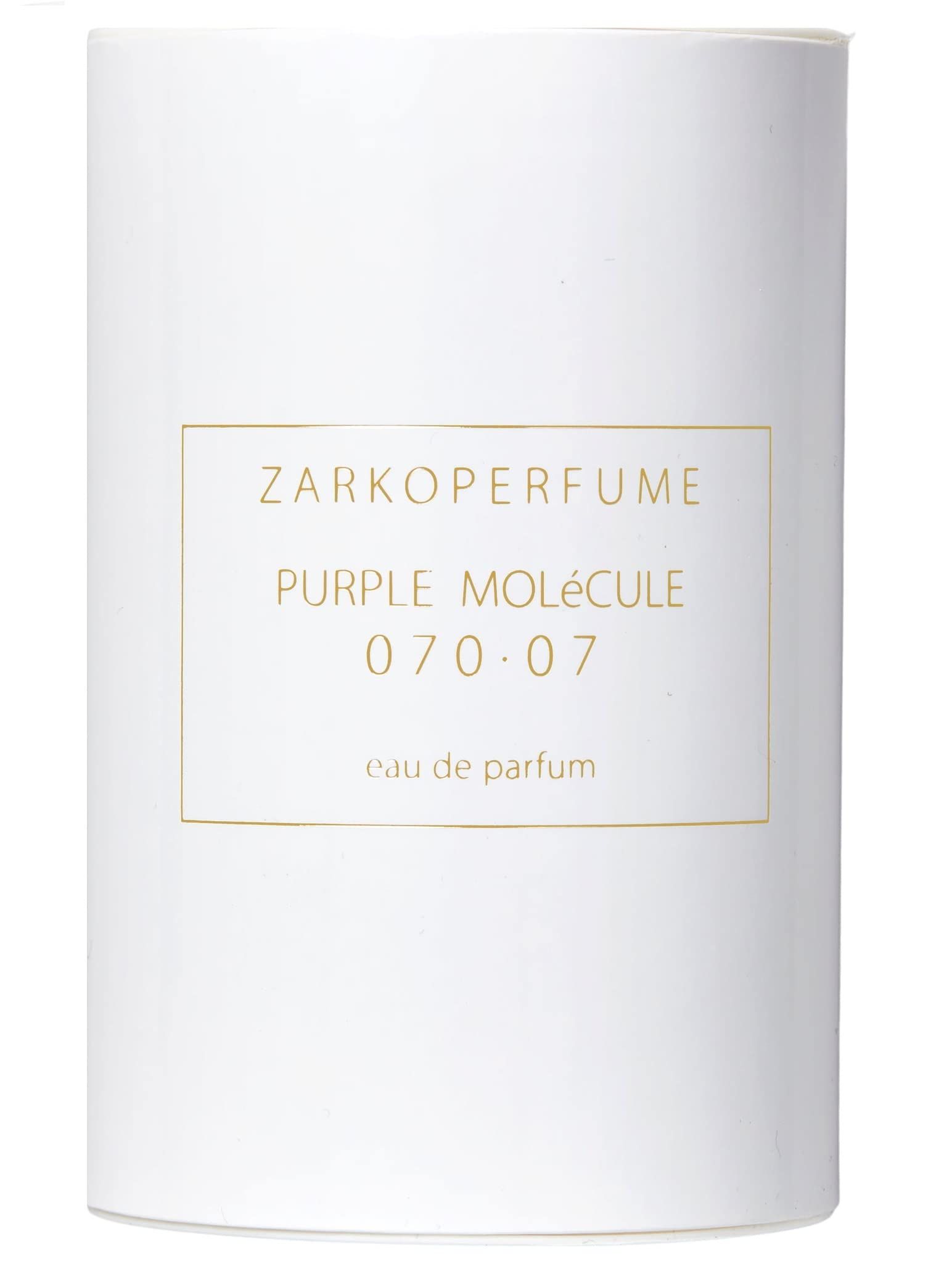 Confezione cilindrica bianca con testo dorato. Nome del prodotto e dettagli ben visibili.