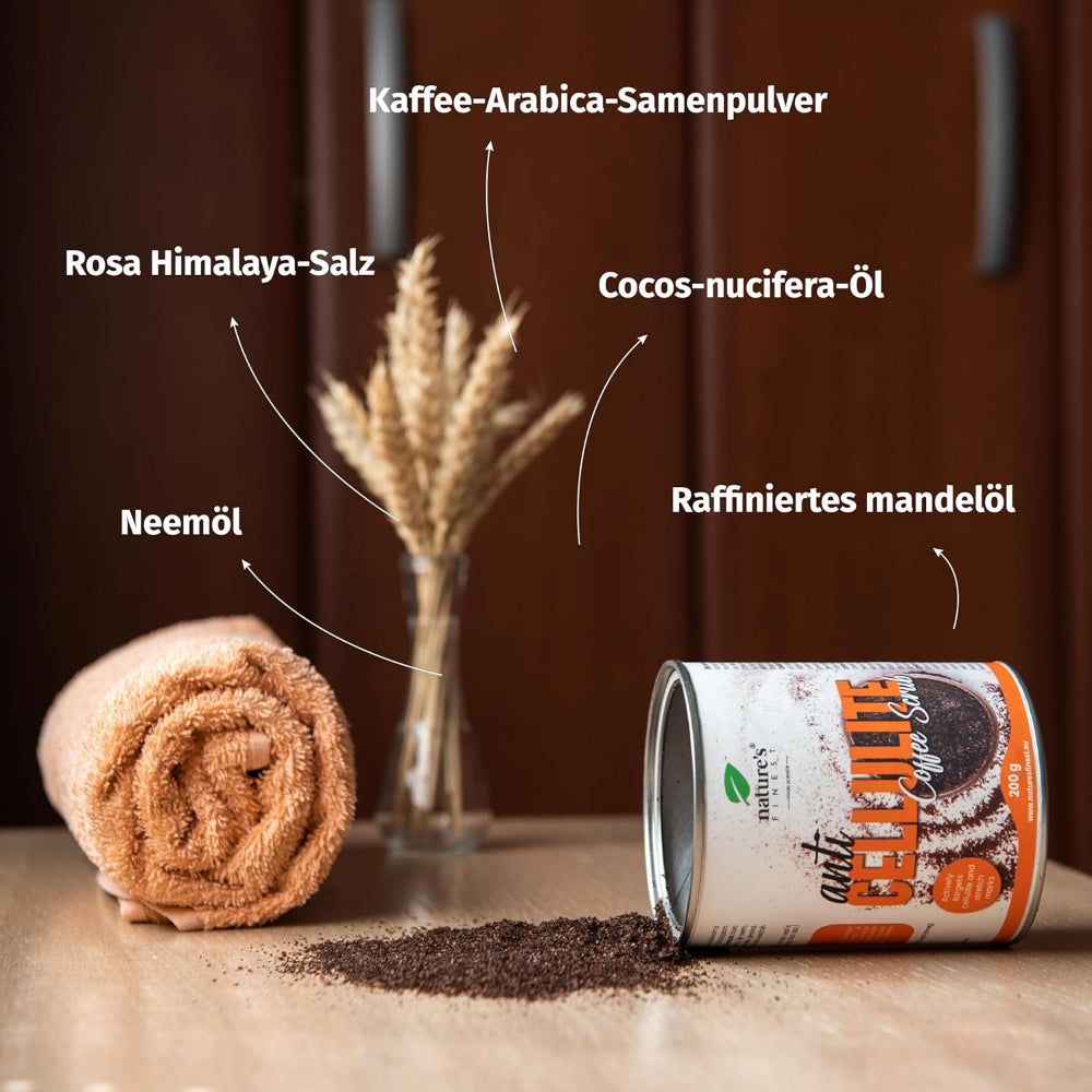 Nature's Finest ANTI CELLULITE SCRUB AL CAFFÈ