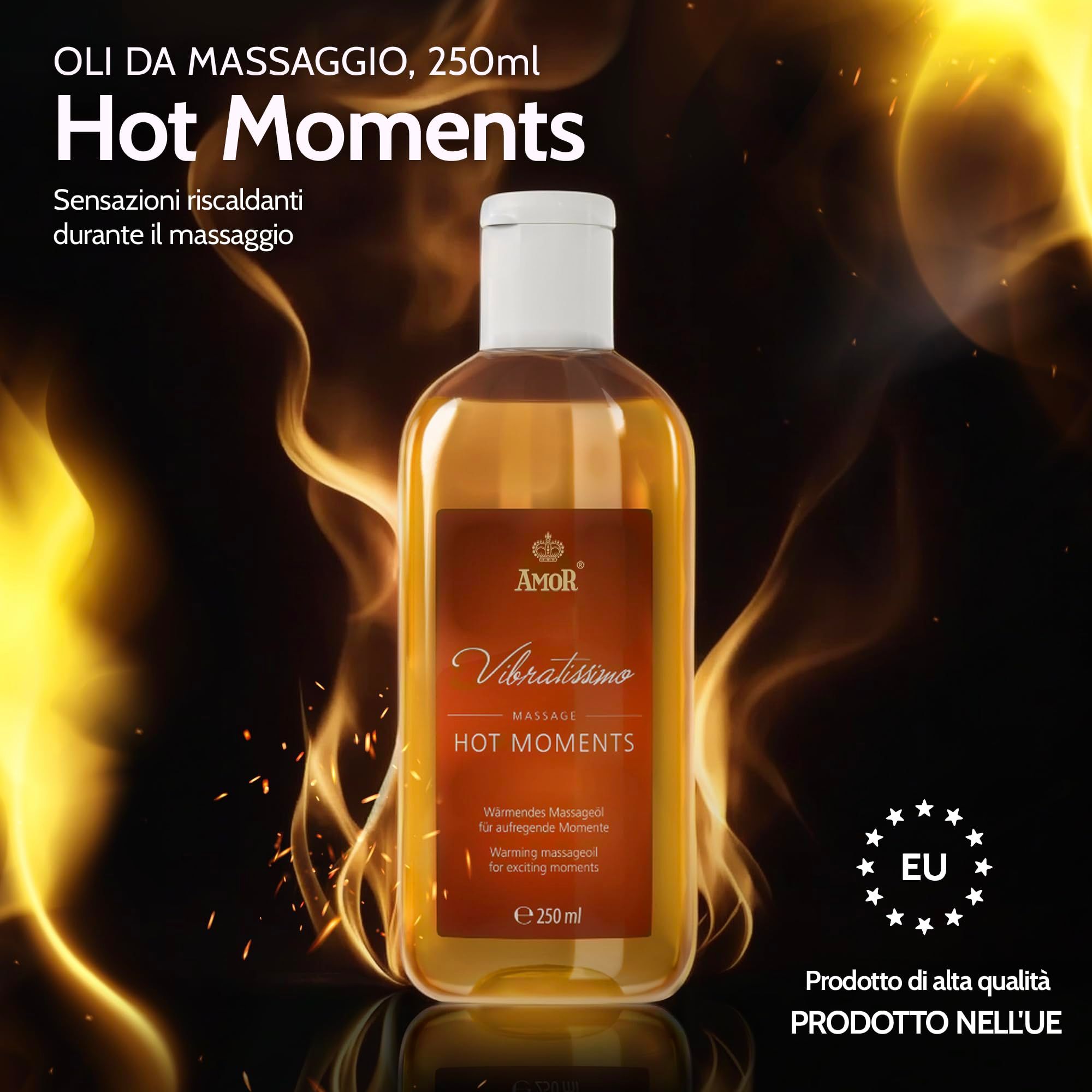 Vibratissimo Olio da Massaggio Hot Moments