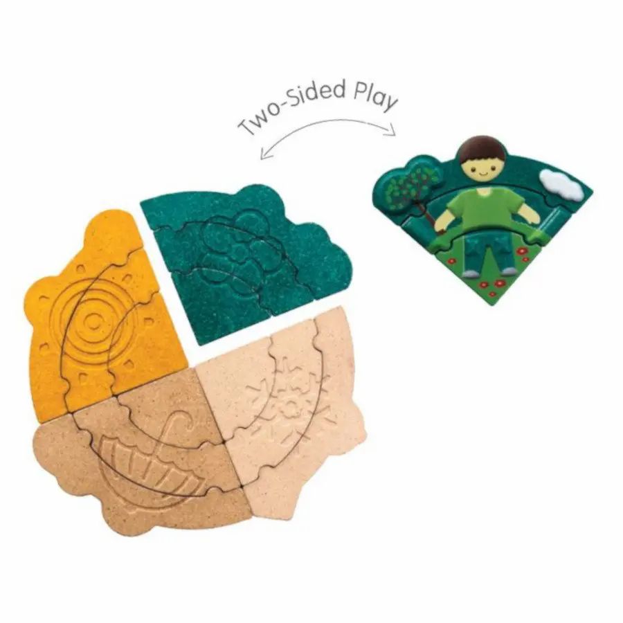 Plan Toys Puzzle delle Stagioni in legno