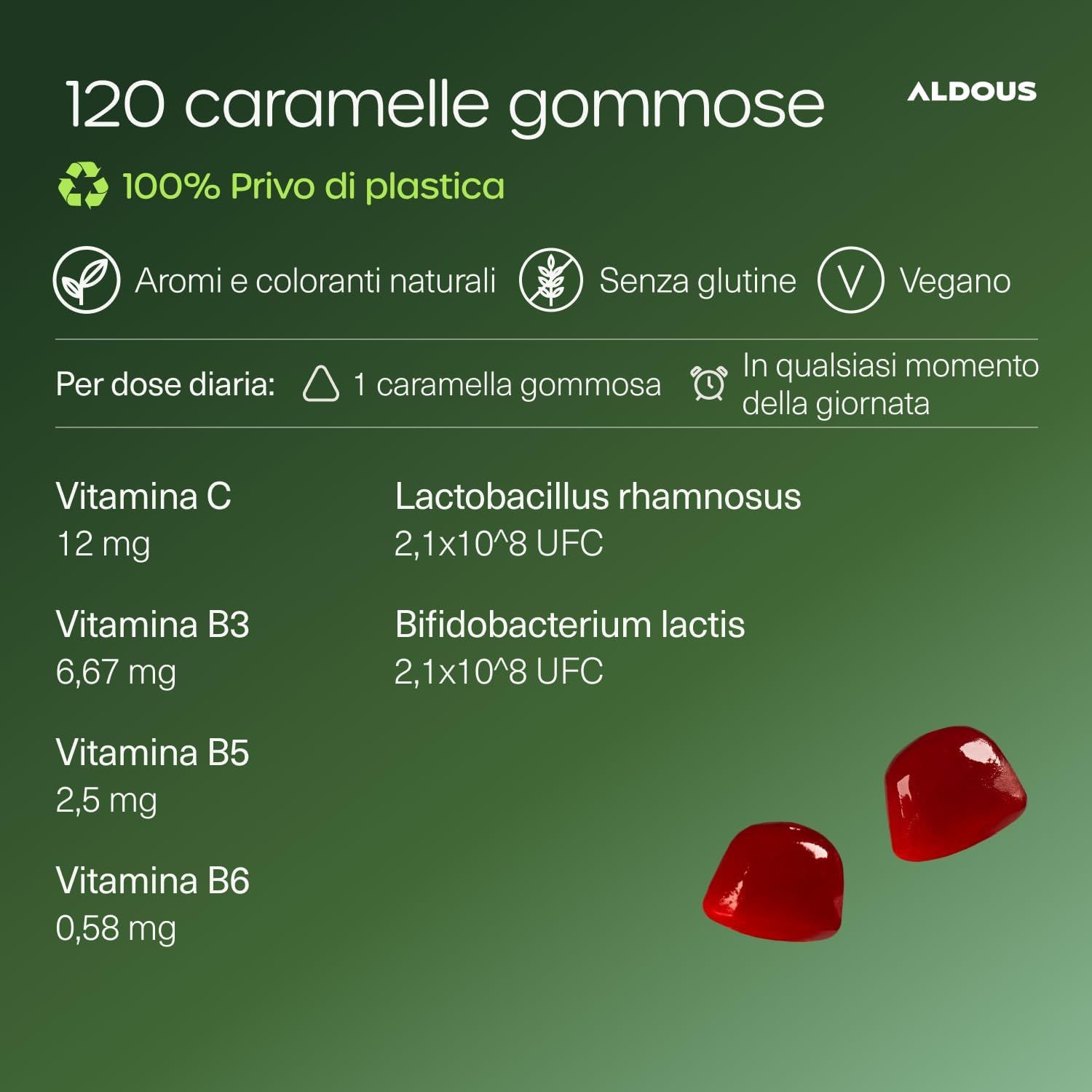 Aldous Gummies Probiotici per Bambini