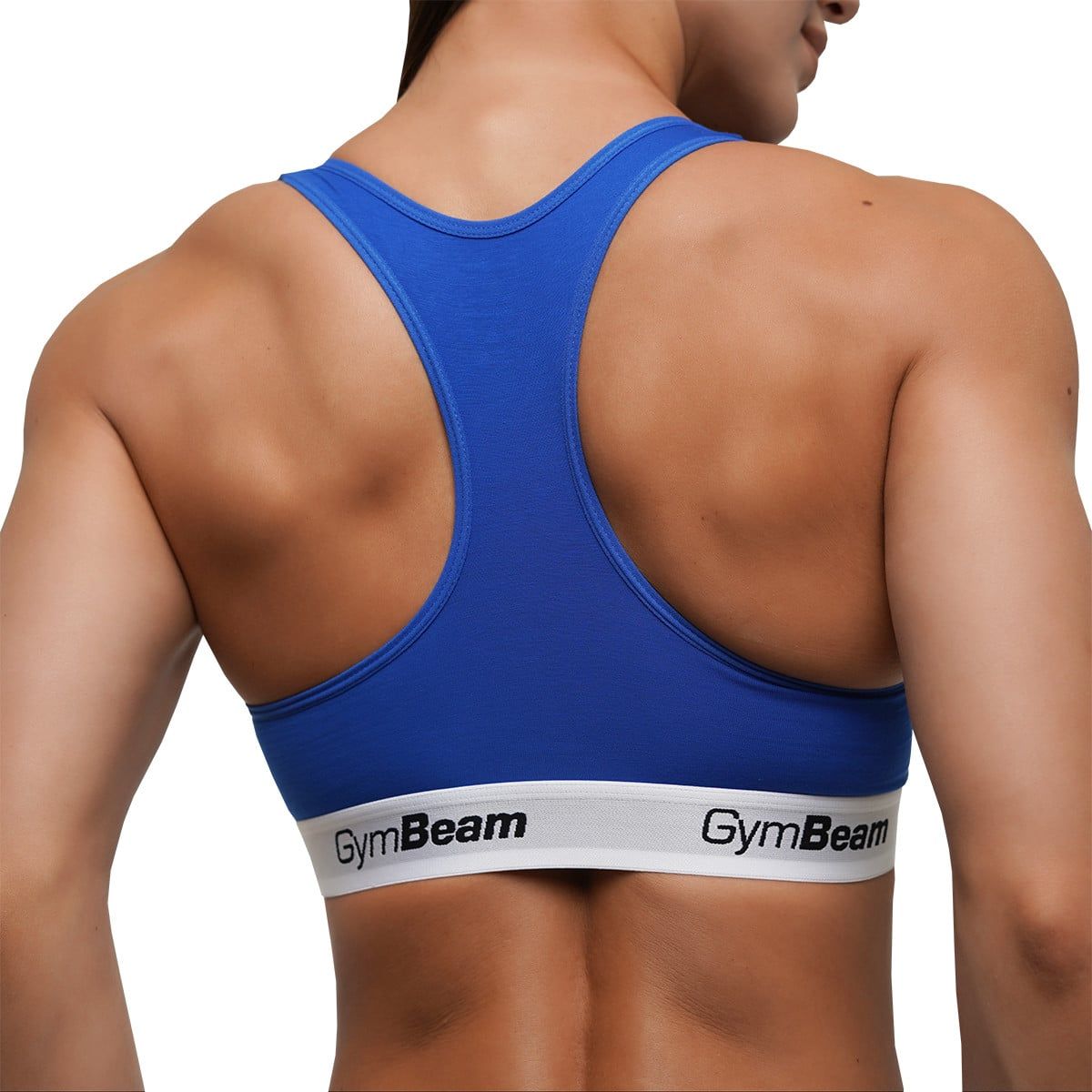 GymBeam Bralette donna Royal Blue con spalline larghe e senza chiusura