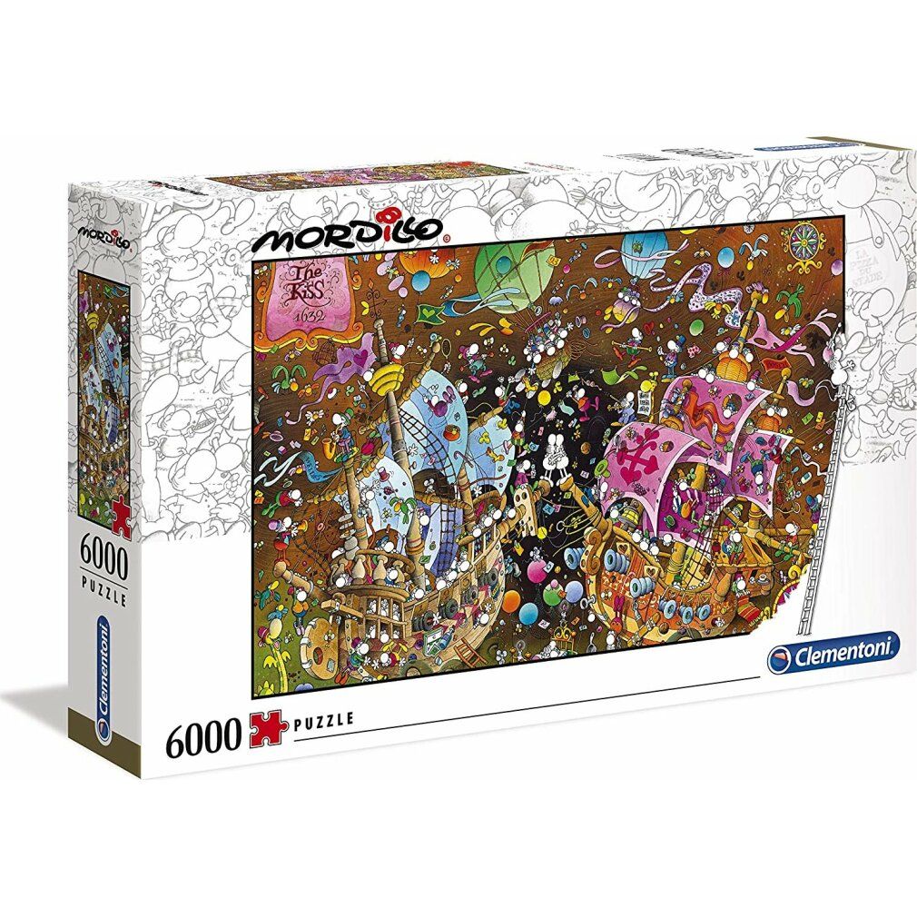 clementoni Puzzle Mordillo: Bacio 6000 pezzi