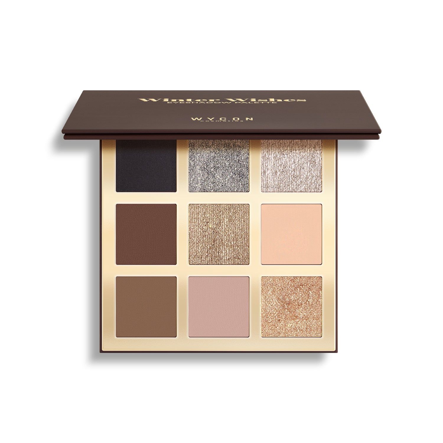 WYCON cosmetics WINTER WISHES Palette ombretti matt e shimmer 01 COOL HUG