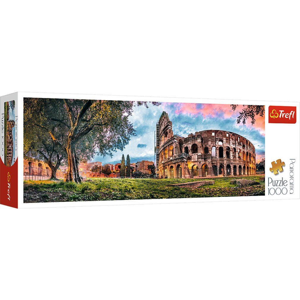 Puzzle panoramico trefl Colosseo all'alba 1000 pezzi