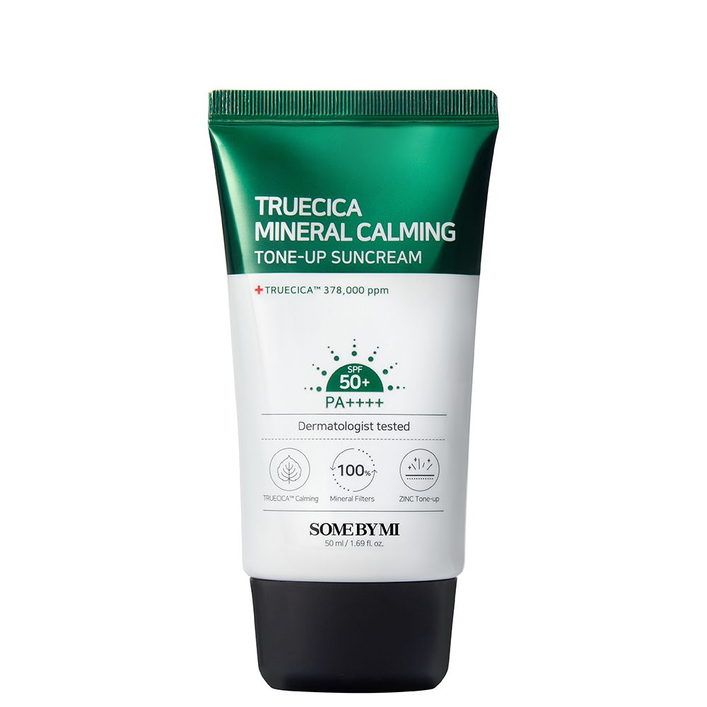 SOME BY MI Truecica Mineral Calming Tone-Up Suncream SPF50+ PA++++, 50ml. Testato da dermatologi.