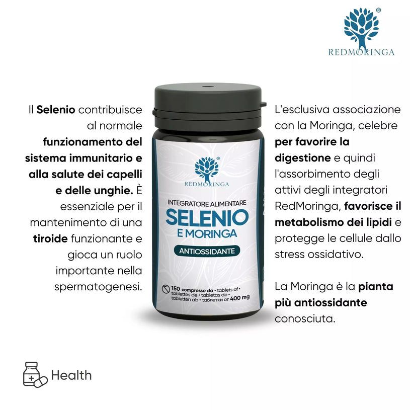 RedMoringa Selenio Integratore